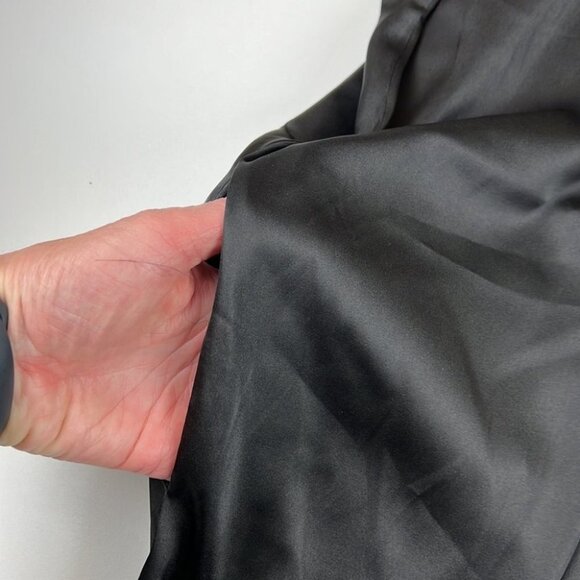 NWT SEN Dramatic Black Tunic Asymetric Dress side Medium - Picture 8 of 11